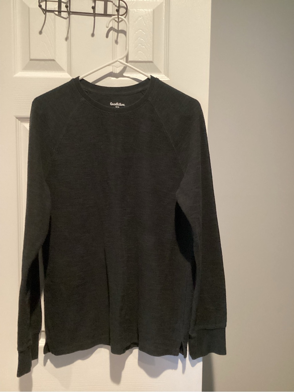 Goodfellow & Co Black Crewneck Long-Sleeve Sweater